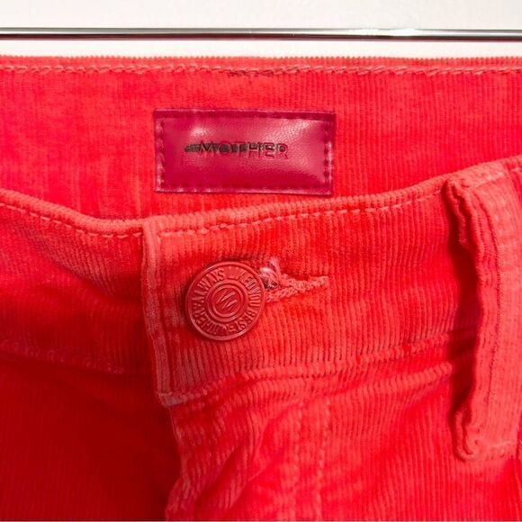 Mother Mid Rise Rider Corduroy Hopscotch Ankle Pants Size 26 - Picture 3 of 7